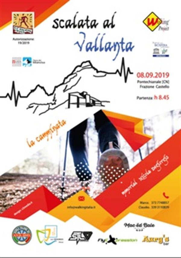 PONTECHIANALE (Cn) - Scalata al Vallanta - Fitwalking Cross